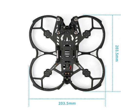 Учебный набор для сборки FPV дрона на базе GEPRC CineLog35 V2 Analog (ELRS 2,4 ГГц), изображение 2